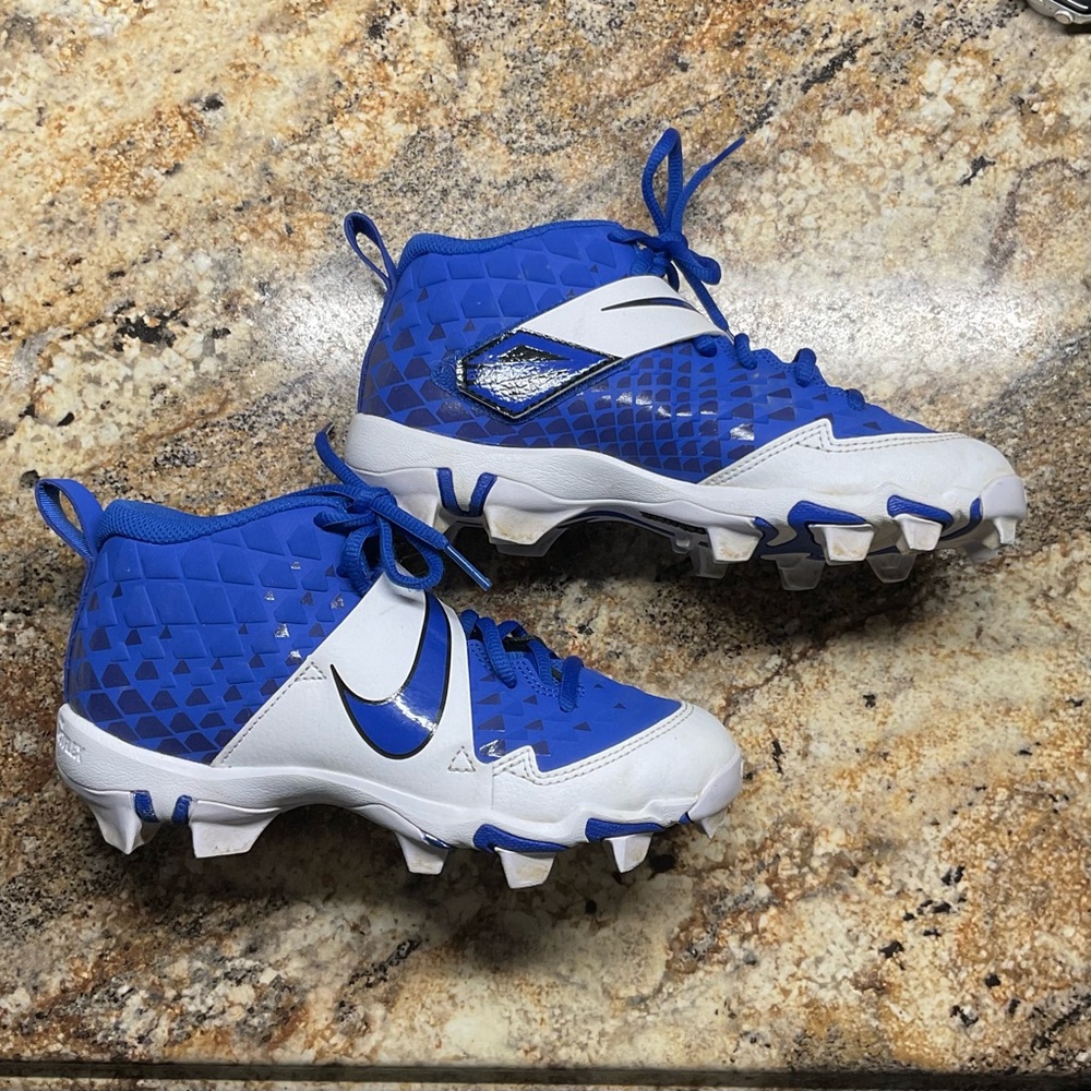 Nike Forceflex - TROUT- Blue and White Cleats